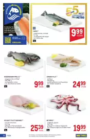 Metro Flugblatt Seite 16: Zander Filet €24,99, LACHS €9,99