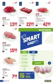 Metro Flugblatt Seite 20: Rinder Steaks €42,99, METRO Chef Rinder Gulasch €13,99