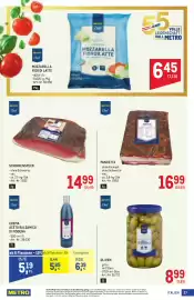 Metro Flugblatt Seite 27: METRICI Chef OLIVEN €8,99, Pancetta €16,99