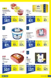 Metro Flugblatt Seite 3: Die Käsemacher Frischkäsegemüse €18,65, Berger Römerschinken €10,38
