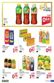 Metro Flugblatt Seite 37: GOAL SÄFTE €0,87, Pfanner Apfelsaft 100% OD. Multivitaminnektar €2,19