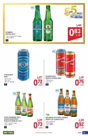 Metro Flugblatt Seite 39: Heineken Bier 0,0% €0,83, Edelweiss Hefetrüb, Hofbräu, Dunkel od. alkoholfrei €0,92