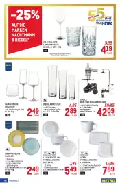 Metro Flugblatt Seite 46: Lilien Porzellan Porzellanserie Bellevue €5,49, Verso Porzellanserie La Musica €7,89