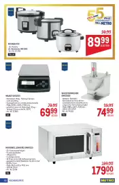 Metro Flugblatt Seite 50: WAAGE GKS1015 €69,99, Wurstschneider GWS1000 €74,99