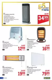 Metro Flugblatt Seite 52: SHX Standheizstrahler €16,99, SHX PTC-KERAMIK-HEIZLÜFTER €34,99