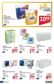 Metro Flugblatt Seite 56: Hakle Feuchtes Toilettenpapier €1,49, Gleaner Taschentücher Box €0,89
