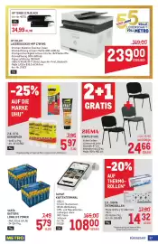 Metro Flugblatt Seite 57: Sigma Stapelstuhl €24,66, Sumup Kartenterminal €108,00