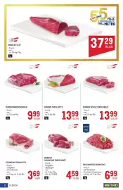 Metro Flugblatt Seite 8: Berger Schweine Surschopf €4,59, Rinder Filet €37,29