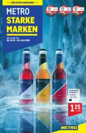 Metro Flugblatt Seite 1: ++++ GÜLTIG BEI ABHOLUNG ++++ METRO STARKE MARKEN NR. 21 GÜLTIG: DO, 01.10. - MI, 14.10.2026 B2B