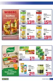 Metro Flugblatt Seite 13: Wiberg Hühner Bouillon €19,99, Wiberg Rinder Bouillon €15,99