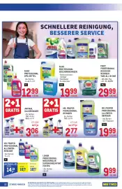 Metro Flugblatt Seite 22: Fairy Professional Geschirrreiniger €19,99, Fairy Professional Spülmittel €12,99