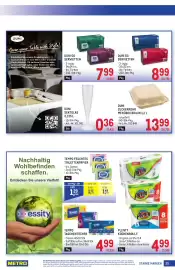 Metro Flugblatt Seite 25: Duni Go Servietten €8,99, Duni Zuckerröhr Menübox Braun €13,99