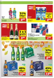 Nah&Frisch Flugblatt woche 40 Seite 7: Henkell Sekt €3,99, Red Bull €1,45