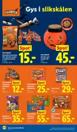 Lidl tilbudsavis uge 40 Side 18: Fini Scary Party €29,00, Halloween Mini-chokoladebar €65,00