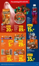 Lidl tilbudsavis uge 40 Side 19: Dybfrost Halloween Vaffelis €29,00, Halloween macarons €35,00