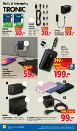 Lidl tilbudsavis uge 40 Side 28: Tronic usb-oplader til stikkontakt €59,00, Anker Powerbank €199,00