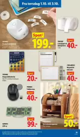Lidl tilbudsavis uge 40 Side 29: Crelando Magnetisk kalender €40,00, Crelando Skrivebordsorganizer €50,00