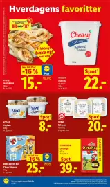 Lidl tilbudsavis uge 40 Side 8: Cheez Dippers €25,00, Yoggi Yoghurt €8,00