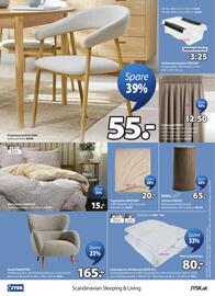 JYSK Flugblatt Seite 12: Entendaunen-Bettdecke LENDFJELL €80,00, Sessel HAGESTED €165,00