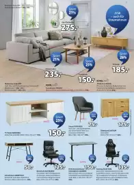 JYSK Flugblatt Seite 7: Bürostuhl KASTBJERG €125,00, Sideboard LINTRUP €175,00