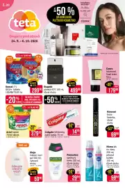 Teta leták Strana 1: Ariel kapsle €379,20, Palmolive sprchový krém €29,94