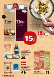 Kvickly tilbudsavis uge 39 Side 22: Port Salut, Coop Gederulle eller Coop Grana Padano €25,00, Coop yoghurt €13,00