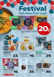 Kvickly tilbudsavis uge 39 Side 4: Coop færdigret €16,00, Coop vannamei rejer €29,00