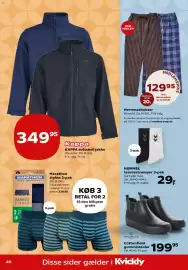 Kvickly tilbudsavis uge 39 Side 44: Cottonfield gummistøvler €199,95, Hummel tennisstrømper €29,00
