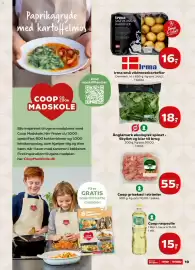 SuperBrugsen tilbudsavis uge 39 Side 20: Irma små wildmosekartofler €16,00, Coop grisekød i strimler €55,00