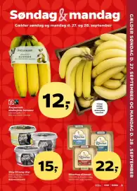 SuperBrugsen tilbudsavis uge 39 Side 3: Riberhus skiveost €22,00, Stay Strong skyr €15,00