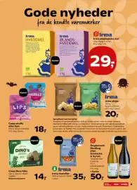 SuperBrugsen tilbudsavis uge 39 Side 9: Irma mandler €35,00, Coop Dino kiks €14,00