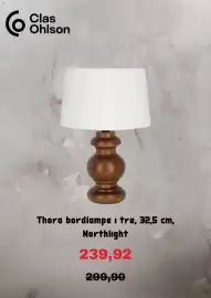 Clas Ohlson kundeavis Side 6: Clas Ohlson Thora bordlampe i tre €239,92
