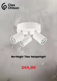 Clas Ohlson kundeavis Side 8: Clas Ohlson Northlight Theo takspotlight €244,90