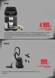 Skousen kundeavis Side 4: De'Longhi Magnifica Evo Next ECAM310.60.GB €4.999,00, Electrolux støvemaskin €999,00