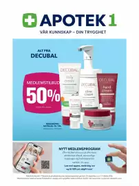Apotek 1 kundeavis Side 1: Decubal €60,00