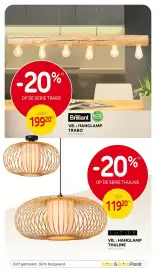 Brico folder Pagina 16: Hanglamp Trabo €199,20, Hanglamp thuline €119,20
