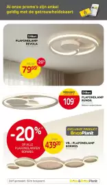 Brico folder Pagina 19: Plafondlamp revola €79,99, Plafondlamp runda €109,00