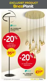 Brico folder Pagina 25: Vloerlamp castelpoto €95,20, Hanglamp tarancon €431,20