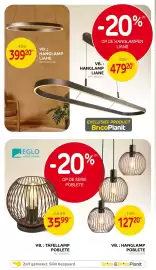 Brico folder Pagina 28: Hanglamp poblete €127,20, Hanglamp liane €479,20
