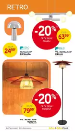 Brico folder Pagina 30: Hanglamp pignona €79,99, Tafellamp bufalara €24,99