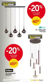 Brico folder Pagina 8: EXCLUSIEF PRODUCT BricoPlanit -20% OP DE SERIE VERIDIAN (1) -569- 45520 Brilliant VB. HANGLAMP