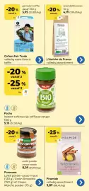 Bio Planet folder Pagina 12: Pacha instant cafeïnevrije koffie vervanger €5,15, Piramide warming chai kaneel & gember €3,89