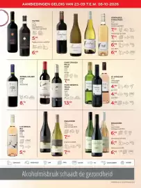Alvo folder Pagina 11: Serral malbec €8,75, Las Brisas bio rosé €5,49