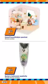 Action folder week 39 Pagina 10: Kawaii bouwblokjes speelset €3,99, Becky's Halloween speklolly €0,79