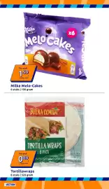 Action folder week 39 Pagina 12: Milka melo-cakes €1,59, Tortillawraps €0,89
