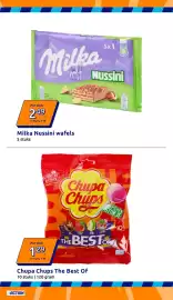 Action folder week 39 Pagina 14: Milka Nussini wafels €2,49, Chupa Chups The Best Of €1,29