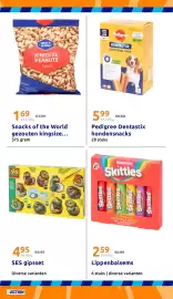 Action folder week 39 Pagina 21: Snacks of the world gezouten kingsize €1,69, Pedigree Dentastix hondensnacks €5,99