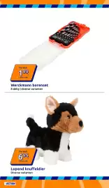 Action folder week 39 Pagina 23: Werckmann borensset €1,99, Lopend knuffeldier €6,95