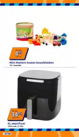Action folder week 39 Pagina 27: XL smartfryer €34,95, Mini Matters houten bouwblokken €4,95