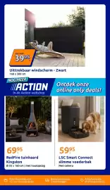 Action folder week 39 Pagina 35: Uittrekbaar windscherm €39,95, RedFire tuinhaard Kingston €69,95